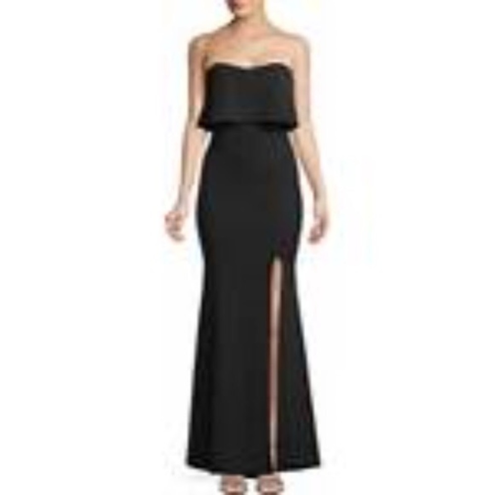 Black Crepe Xscape dress